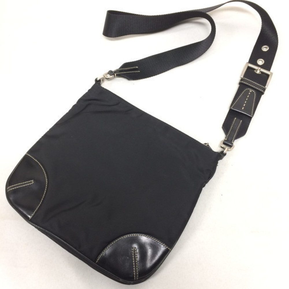 Prada Drawstring Pouch Nylon Black - image 2